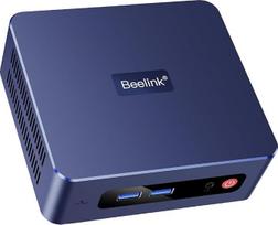 „Beelink Mini PC SER3“ mini kompiuteris su „AMD Ryzen 5 3500U“ procesoriumi (4C/8T, iki 3,7 GHz), 16GB SO-DIMM DDR4 + 256GB M.2 PCIe 3.0 x4 SSD, palaiko 4K HD / BT 5.0 / Wi-Fi 5 / 1000Mbps LAN / du HDMI jungimus / du ekranus