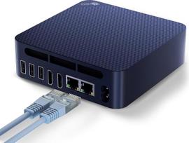 „Beelink“ mini kompiuteris EQ14, „Intel Twin Lake-N150“ procesorius (iki 3,6 GHz), 16GB DDR4, 500GB M.2 SSD, „Office“ mini kompiuteris su „Windows 11 Home“, du 2,5G RJ45, du HDMI, „WiFi 6“, „BT 5.2“