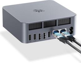 „Beelink Mini PC EQi“, „Intel Core Wildcat 304“, 24 „Tops“ AI mini kompiuteris