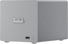 „Beelink“ mini kompiuteris, hibridinis NAS su 2 lizdais „ME Pro“, „Intel N150“, 16 G LPDDR5 RAM, 1 T SSD, iki 72 TB saugyklos (2 x SATA + 3 x M.2), du LAN prievadai (2,5GbE + 5GbE), „Wi-Fi 6“ / „BT 5.4“ / programinis maršrutizatorius / duomenų centras