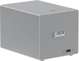 „Beelink“ mini kompiuteris, „ME Pro“ 2-Bay NAS su „Intel N150“, 16GB LPDDR5, 1 TB SSD, 5G + 2,5G dvigubas LAN, „Wi-Fi 6“ / „BT 5.4“, mini kompiuteris privačiam debesies sprendimui, programinis maršrutizatorius, iki 72 TB saugyklos namų biurui