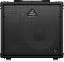 „Behringer ULTRATONE KXD12“ – 600 vatų 4 kanalų PA sistema / klaviatūros stiprintuvas su originaliu 12 colių „Turbosound“ garsiakalbiu, „Klark Teknik“ daugiafunkciniu efektų procesoriumi ir „FBQ“ grįžtamojo ryšio aptikimo sistema