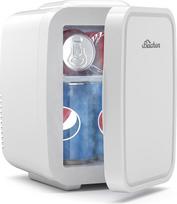 „BEICHEN“ mini šaldytuvas, talpos 4 l / 6 skardinių, skirtas miegamajam, automobiliui, kelionėms, odos priežiūrai