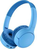 „Belkin SoundForm Mini 2“ belaidės ausinės vaikams, uždedamos ant ausų – mėlynos
