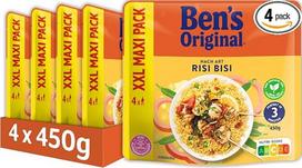 „Ben's Original Express Rice XXL Maxi Pack“ „Risi Bisi“ 4 x 450 g, rinkinys