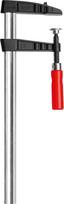„Bessey TGK60“ kaliojo ketaus sraigtiniai spaustukai, 600/120/35 x 11 mm | Originalūs „BESSEY“ sraigtiniai spaustukai su sustiprintu kaliojo ketaus korpusu, skirti tvirtai prilaikyti didelius ruošinius klijavimo metu