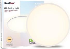 „BestLuz“ lubinis šviestuvas, LED lubinis šviestuvas, apvalus, 42 cm, 24 W, 4150 lm, 4000 K