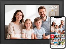 „Bestrip FRAMEO WiFi“ skaitmeninė nuotraukų rėmelė, 32GB, 10,1 colio, 1280 x 800 IPS LCD jutiklinis ekranas, išmanioji nuotraukų rėmelė su debesų saugykla, nuotraukų ir vaizdo įrašų dalijimasis per „Frameo“ programėlę