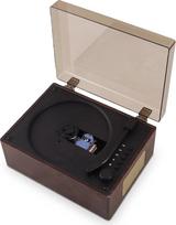 „Bewinner Vintage“ „Bluetooth 5.1“ CD grotuvas su dviem garsiakalbiais, nešiojamas retro stiliaus stereo CD, MP3 ir WMA grotuvas su USB ir AUX įvestimis bei nuotolinio valdymo pultu, belaidė garso sistema namams ir automobiliui (riešutmedžio spalvos)