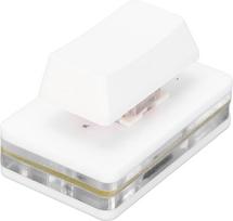 „Bewinner“ programuojama makro klaviatūra kompiuteriui su 1 mygtuku, individualizuota USB klaviatūra, mechaninė RGB „OSU“ klaviatūra, laidinė USB-C individualizuota klaviatūra (balta)