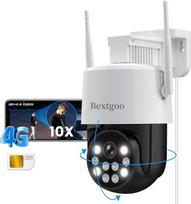 „Bextgoo“ 4G LTE lauko stebėjimo kamera su SIM kortele, 4 MP kamera be „Wi-Fi“