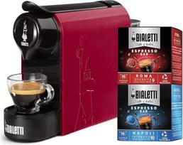 „Bialetti Gioia“ espreso aparatas su 32 kapsulėmis, veikia tik su kapsulėmis, raudonas