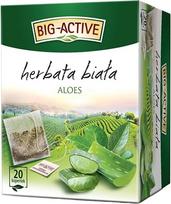 „BIG ACTIVE“ baltoji arbata su aloe vera, 20 arbatos maišelių, 40 g, be kofeino