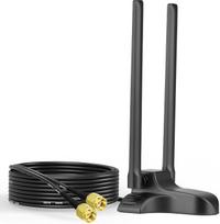 „Bingfu“ „Wi-Fi“ WLAN antena, 2,4/5 GHz, RP-SMA jungtis, magnetinis pagrindas, 2 m kabelis