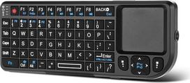 „Binghe“ mini „Bluetooth“ klaviatūra su jutikliniu pultu, mini „Bluetooth“ klaviatūra, „A8“ 2,4 GHz belaidė klaviatūra su įvairiaspalviu apšvietimu, skirta „Windows“, „Linux“, „Mac“, „Android“, „Google“ ir „Smart TV“ operacinėms sistemoms