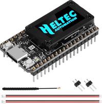 „Binghe“ „LoRa ESP32 V4“ plokštė su „Meshtastic“ „LoRa ESP32 V4“ „Wi-Fi“ ir „Bluetooth“ plokšte, turinti 0,96 colio OLED ekraną, „1262“ lustą, „ESP32-S3R2“ mikrovaldiklį, 16M „Flash“ atmintį, suderinama su „Arduino“, „LoRaWAN“, „IoT“ ir „Meshtastic“