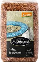 „BioGourmet“ grikių bulguras – nuosava gamyba (biodinaminis, aromatingas, lengvas, greitai paruošiamas), 500 g