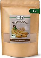„Biojoy“ ekologiški bananų milteliai pienui ir kokteiliams, be pridėto cukraus, 1 kg | Liofilizuoti ir smulkiai sumalti bananai iš Peru, „Musa paradisiaca L.“
