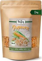 „Biojoy“ ekologiški kukurūzai popkornui, nesaldinti ir nesūdyti, kukurūzai kino popkornui, 1 kg | Popkornas iš Italijos, natūralus, be pridėto cukraus