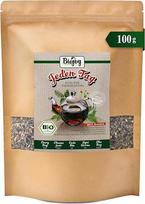 „Biojoy“ ekologiškos žolelių arbatos mišinys „Jeden Tag“ (100 g), erškėtuogių žievelės, gervuogių ir aviečių lapai bei kitos žolelės