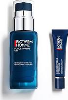 „Biotherm Homme Force Supreme“ gelis, atgaivinamasis veido gelis vyrams su senėjimo stabdymo poveikiu, veido priežiūros priemonė su „Life Plankton“, mėlynųjų dumblių ekstraktu ir „Pro-Xylane“
