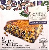 „Biscuiterie de Provence“ glitimo neturintis migdolų pyragas su razinomis ir figomis, 240 g