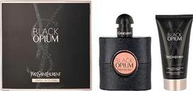 „Black Opium“ kvepalai „Yves Saint Laurent“, Eau de Parfum purškiklis, 50 ml, ir švytintis drėkinamasis losjonas, 50 ml