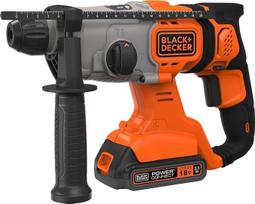 „Black+Decker“ BCD900M1K-QW 1,2 J SDS + belaidis plaktuvinis gręžtuvas 18 V – 4 Ah