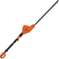 „Black+Decker“ PH5551 elektrinės gyvatvorių žirklės, 550 W, peilio ilgis 51 cm, pjovimo storis 22 mm, veikimo nuotolis 4 m, gyvatvorių pjovimas be kopėčių, komplekte – peilio apsauginis dangtelis ir peties diržas