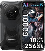 „Blackview Fort 1“ lauko mobilusis telefonas be sutarties, „Android 15“, 18GB + 256GB/2 TB AI mobilusis telefonas, 6,56 colio ekranas, 90 Hz, 10 000 mAh, 16 MP AI kamera, 4G LTE/5G Wi-Fi, IP68/IP69K statybvietei skirtas mobilusis telefonas