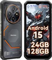 „Blackview FORT 2“ atsparus išmanusis telefonas su „Android 16“, 245 g / 10,7 mm, atsparus telefonas be simlocko, 24GB + 128GB / 2 TB, 6,6 colių HD+ 90 Hz Dvi AI kameros 16 MP + 13 MP IP68/IP69K/dvi SIM kortelės/NFC