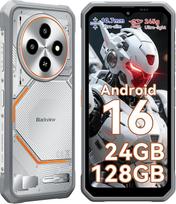 „Blackview FORT 2“ patvarus išmanusis telefonas su „Android 15“, 245 g / 10,7 mm, patvarus telefonas, atrakinamas, 24GB + 128GB / 2 TB, 6,5 colio HD+ 90 Hz ekranas, dvi AI kameros 16 MP + 13 MP, IP68/IP69K/dvi SIM kortelės/NFC