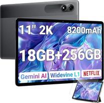 „Blackview“ planšetinis kompiuteris su 11 colių „Android“ ekranu, 18GB RAM + 256GB ROM (1 TB TF), 2K FHD+ ekranas, aštuonių branduolių procesorius, skirtas žaidimams, 8200 mAh, „Gemini AI“, 13 MP + 8 MP, 5G, „Wi-Fi“ / „Widevine L1“ / OTG / „Face ID“ / „