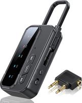 „Bluetooth 5.4“ adapteris, „2-in-1“ „Bluetooth“ siųstuvas ir imtuvas su lizdu, 3,5 mm AUX, palaiko du įrenginius, siųstuvas, skirtas naudoti lėktuve, prie televizoriaus, ausinėse, automobilyje, sporto salėje ir garso sistemoje
