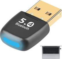 „Bluetooth“ adapteris, 5,4–20 m veikimo nuotolis, USB „Bluetooth“ adapteris kompiuteriui, „Plug and Play“ „Bluetooth“ raktas kompiuteriui, skirtas naudoti su „Bluetooth“ pele, klaviatūra ir nešiojamuoju kompiuteriu, „Windows 11/10/8.1“