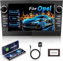 „Bluetooth“ automobilių radijas su ekranu, skirtas „Opel Corsa d“ (juodos spalvos)