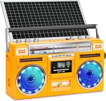 „Bluetooth“ garsiakalbis, FM radijas, MP3/USB/TF/BT atkūrimas, 2 UHF belaidžiai mikrofonai karaokei kempinge ar vakarėlyje