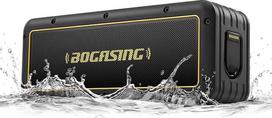 „BOGASING G4“ „Bluetooth“ garsiakalbis, muzikinė dėžutė, „Bluetooth“ garsiakalbis, 50 W galios belaidžiai nešiojamieji garsiakalbiai su giliais baisais, 24 val. veikianti baterija, 3 ekvalaizerio nustatymai, IPX7 atsparumas vandeniui, „Bluetooth“ 5.3, TF
