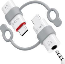 „BOMIE“ USB-C į 3,5 mm ausinių adapteris su DAC mikroschema, skirtas telefonams 15/16/17
