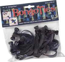 „Bongo Ties“ kabelinės juostos su fiksatoriumi, mėlynos spalvos (10 vnt. pakuotė)