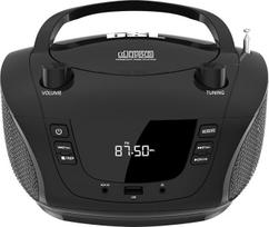 „BOOMBOX“ nešiojamasis CD grotuvas su „Bluetooth“ funkcija, modelis BSL JL-2031A, 4 W RMS galia, FM radijas ir USB jungtis, suderinamas su MP3 failais, LCD ekranas, AUX įvestis ir ausinių išvestis