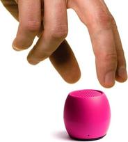 „Boompods Zero Mini“ „Bluetooth“ garsiakalbis – nešiojamas lauko garsiakalbis, IPX6 atsparumas vandeniui ir 5 valandų baterijos veikimo laikas, belaidis mini grotuvas su mikrofonu ir „selfie“ funkcija, skirtas kelionėms, rožinis