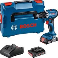 „Bosch Professional“ 18 V sistemos akumuliatorinis gręžtuvas-sraigtasukis GSR 18V-45 (sukimosi greitis 1 900 min⁻¹, 2 akumuliatoriai po 2,0 Ah, įkroviklis GAL 18V-20, „L-BOXX“ dėžėje)