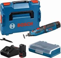 „Bosch Professional“ akumuliatorinis sukamasis įrankis, GRO 12 V-35 (2 vnt. 2,0 Ah akumuliatorių, greitojo įkrovimo įrenginys, pjovimo diskas, tuščiosios eigos greitis: 5 000–35 000 min-1, 12 V sistema, „L-Boxx“ dėžė), 4411866