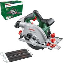 „Bosch“ akumuliatorinis diskinių pjūklų „UniversalCirc 18V-53“ (tikslus pjovimas bet kokioje medžio medžiagoje; maks. pjovimo gylis 53 mm; 2 dalių kreipiamųjų bėgių rinkinys; 18 voltų sistema; be akumuliatoriaus) – „Amazon Edition“