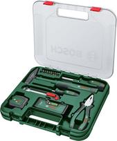 „Bosch“ universalus įrankių rinkinys, 17 dalių (universali įrankių dėžė, su įrankiais, aukštos kokybės, ergonomiška, idealiai tinka remonto darbams namuose)
