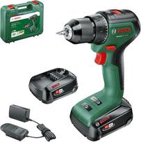 „Bosch“ „DIY“ akumuliatorinis gręžtuvas „UniversalDrill 18V-60“ | Maksimalus našumas ir maksimalus veikimo laikas „UniversalDrill 18V-60“ (2 x 2,0 Ah) – 18 V galia, skirta visai akumuliatorių sistemai