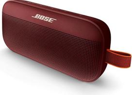 „Bose SoundLink Flex“ „Bluetooth“ garsiakalbis – belaidis, atsparus vandeniui, nešiojamas lauko garsiakalbis – karmininė raudona [tik „Amazon“]