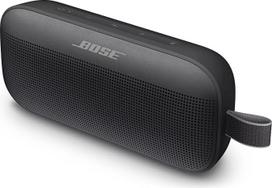 „Bose SoundLink Flex“ „Bluetooth“ garsiakalbis – belaidis, atsparus vandeniui, nešiojamas lauko garsiakalbis – juodos spalvos