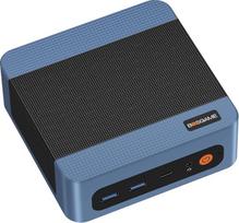 „BOSGAME E5“ „Ryzen 3 5300U“ mini kompiuteris (pranašesnis už 4300U/N150) 16GB RAM, 512GB SSD | Iki 3,8 GHz, 4C/8T, 4K@60Hz trys ekranai, HDMI 2.0/DP/USB-C, trys 4K ekranai, du LAN, „Wi-Fi 5“, „BT 5.0“